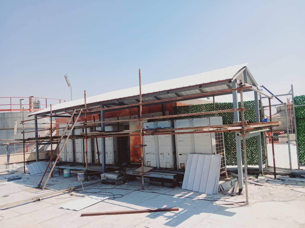 مونتاژکاری سازه فلزی سایبان و آلاچیق حمیدی در بندرماهشهر